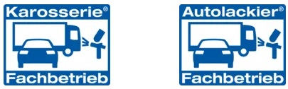 Doppel-Logo Karosserie-Fachbetrieb & Autolackier-Fachbetrieb